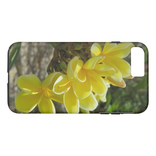 Hawaiian Plumeria Case-Mate iPhone Case (Achterkant (Horizontaal))