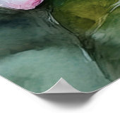 Hawaiian Plumeria en roze gember Poster (Hoek)