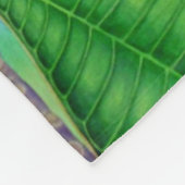 Hawaiian Plumeria Fleece Deken (Hoek)