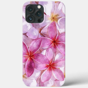 Hawaiian Plumeria Flower Waterverf Art Painting Case-Mate iPhone Case