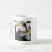 Hawaiian Plumeria Flowers Koffiemok (Voorkant links)