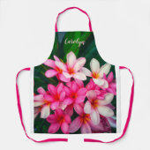 Hawaiian Plumeria Frangipani Flowers Garden Schort (Voorkant)