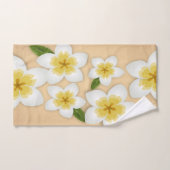 Hawaiian Plumeria Frangipani Tropische bloemen Bad Handdoek (Handdoek)