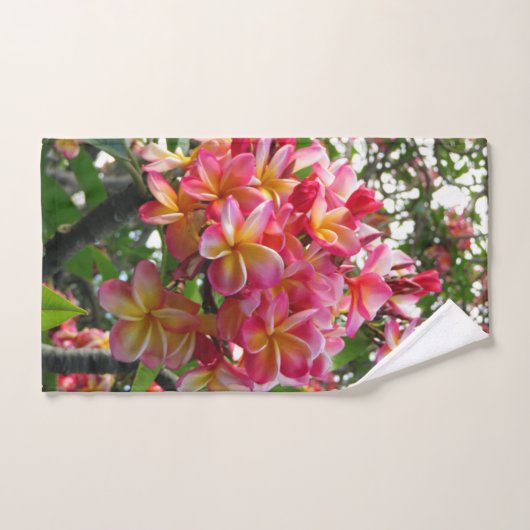 Hawaiian Plumeria Handdoek (Handdoek)