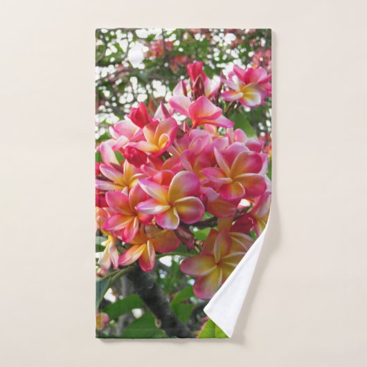Hawaiian Plumeria Handdoek (Handdoek)