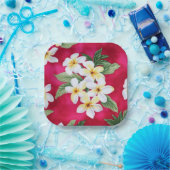 Hawaiian plumeria Paper Bord (Feest)