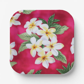 Hawaiian plumeria Paper Bord