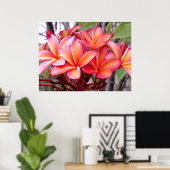 Hawaiian Plumeria Poster (Thuiskantoor)