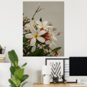 Hawaiian Plumeria Poster (Thuiskantoor)
