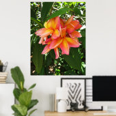 Hawaiian Plumeria Poster (Thuiskantoor)