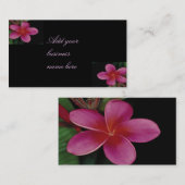 Hawaiian Plumeria-profielkaart Visitekaartje (Voorkant / Achterkant)