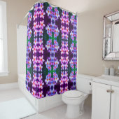 Hawaiian Plumeria Shower Curtain Douchegordijn (In situ)