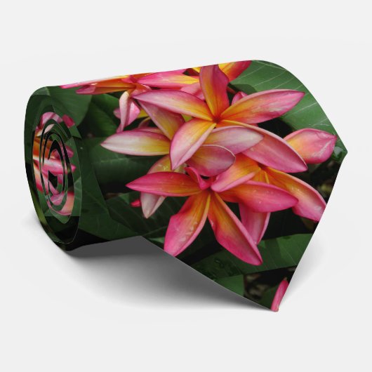 Hawaiian Plumeria Stropdas (Opgerold)