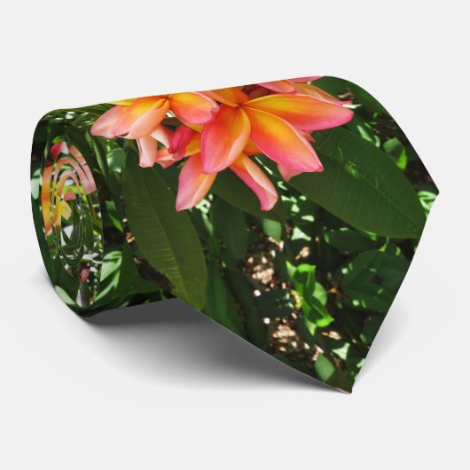 Hawaiian Plumeria Stropdas (Opgerold)