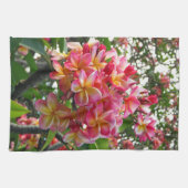 Hawaiian Plumeria Theedoek (Horizontaal)
