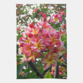 Hawaiian Plumeria Theedoek (Verticaal)