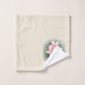 Hawaiian Plumeria Tropical Bath Towel Set Bad Handdoek (Wasdoekje)