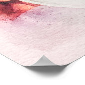 Hawaiian Plumeria Tropische Floral Waterverf Poster (Hoek)