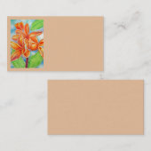 Hawaiian Plumeria Visitekaartje (Voorkant / Achterkant)