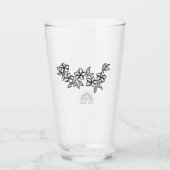 Hawaiian Plumeria Water Glasses Glas (Voorkant)