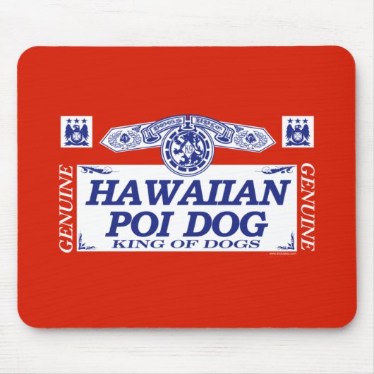 Hawaiian Poi Dog Muismat (Voorkant)