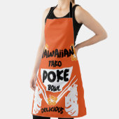 Hawaiian Poke Bowl Tako Poke Apron Schort (Insitu)