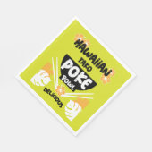 Hawaiian Poke Bowl Tako Poke Servet (Hoek)