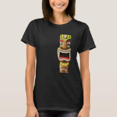 Hawaiian Polynesian Tiki Statue T-shirt (Voorkant)