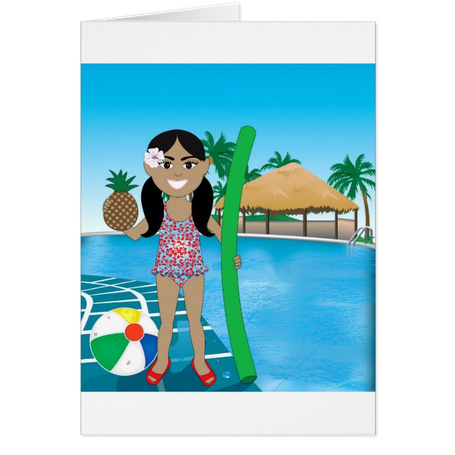 Hawaiian Pool Girl (Voorkant)