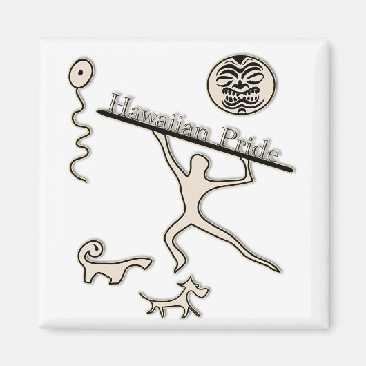 Hawaiian Pride Magneet (Voorkant)