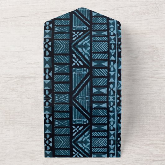 Hawaiian Print All In One Uitnodiging (Buitenkant)