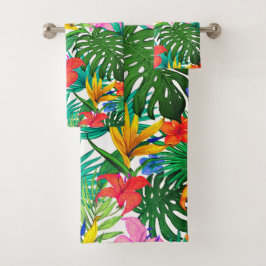 Hawaiian Print Bad Handdoek