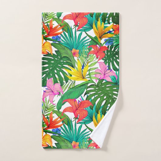 Hawaiian Print Bad Handdoek (Handdoek)
