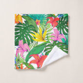Hawaiian Print Bad Handdoek (Wasdoekje)