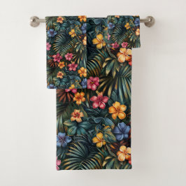 Hawaiian Print Bad Handdoek