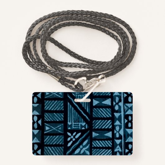 Hawaiian Print Badge (Voorkant met draagriem)