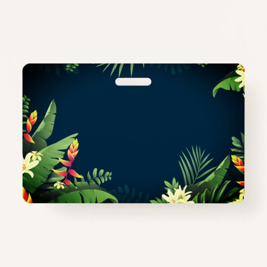 Hawaiian Print Badge (Voorkant)