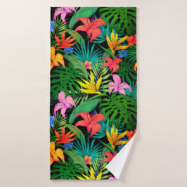 Hawaiian Print Badhanddoek