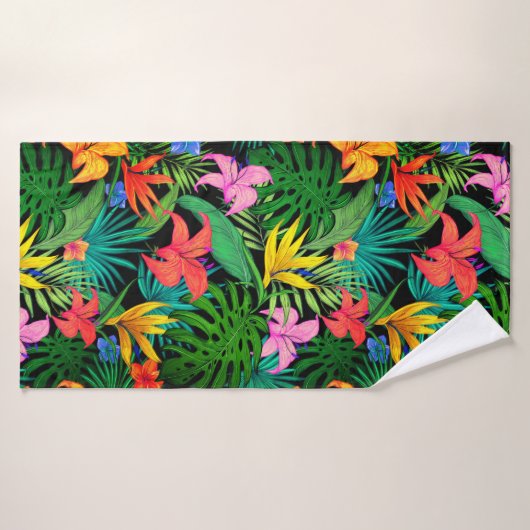Hawaiian Print Badhanddoek (Badhanddoek)