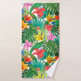 Hawaiian Print Badhanddoek