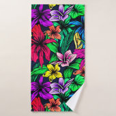 Hawaiian Print Badhanddoek (Badhanddoek)
