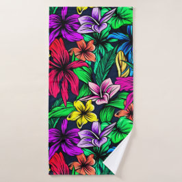 Hawaiian Print Badhanddoek