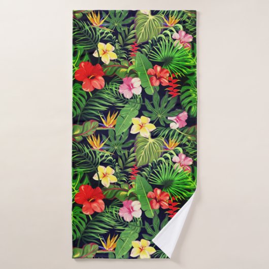 Hawaiian Print Badhanddoek (Badhanddoek)
