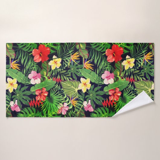 Hawaiian Print Badhanddoek (Badhanddoek)