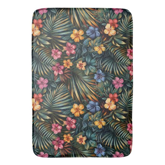 Hawaiian Print Badmat (Voorkant Verticaal)