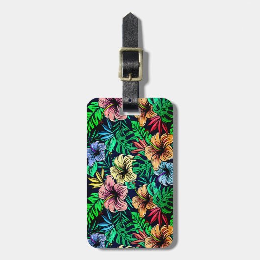 Hawaiian Print Bagagelabel (Voorkant verticaal)