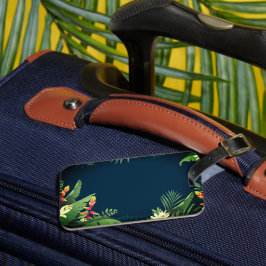 Hawaiian Print Bagagelabel