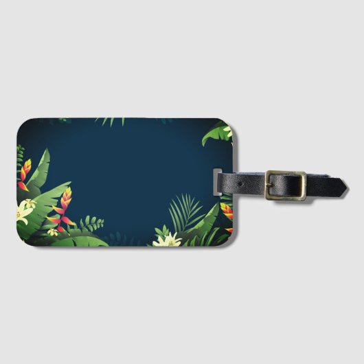 Hawaiian Print Bagagelabel (Voorkant (horizontaal))