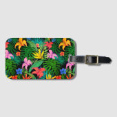 Hawaiian Print Bagagelabel (Voorkant (horizontaal))