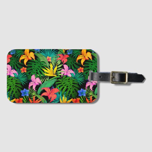 Hawaiian Print Bagagelabel (Voorkant (horizontaal))